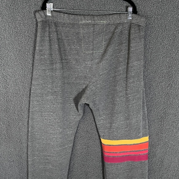 Aviator Nation 4 Stripe Joggers Sweatpants - Men's Size L - Gray - Picture 4 of 9